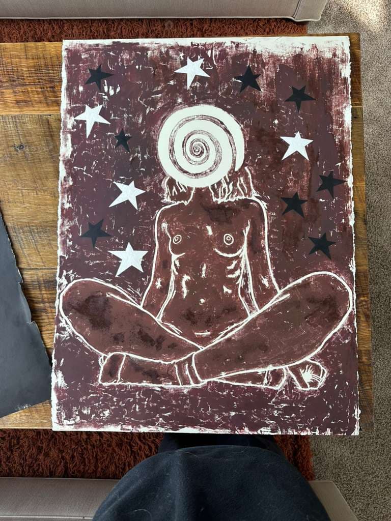 Spiral Where a Face Was